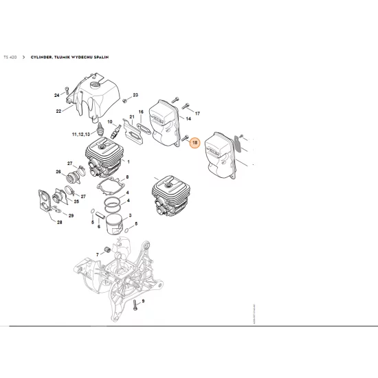 STIHL Śruba z łbem walcowym IS M5x20 9022 371 1020